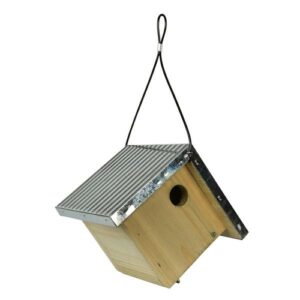 Natures Way Bird Products WWGH1 Galvanized Weathered Wren House - 8.25