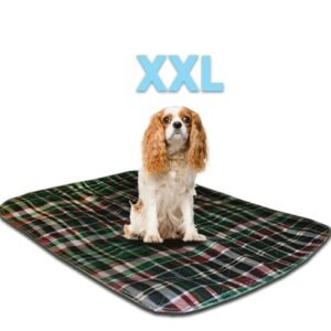 Lennypads 3636LPG 36 x 36 in. 2XL Washable Pet Pad - Green Plaid