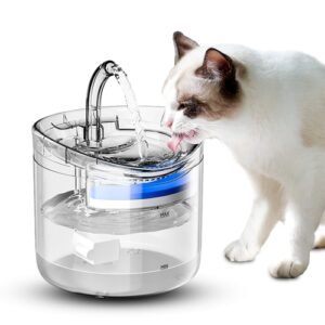 68 fl oz Large Capacity Automatic Pet Water Fountain with 2 Modes