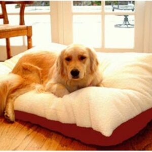 Majestic Pet 788995651611 42x60 Extra Large Rectangle Pet Bed- Red